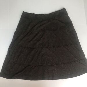 HORNY TOAD‎ Organic Cotton Brown Turnstyle Skirt size Small